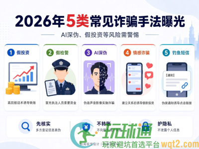 2026年5类常见诈骗手法曝光